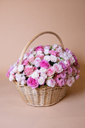 Shades Of Pink Basket