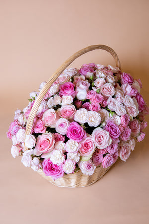 Shades Of Pink Basket